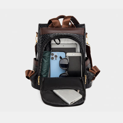 Stacey B's PU Leather Backpack Bag