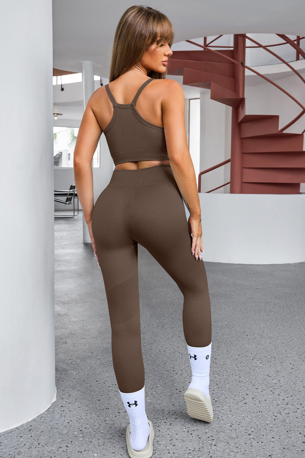 Stacey B's Tank Cropped Active Top and Pants Set