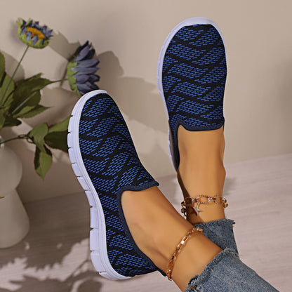 Stacey B's Round Toe Flat Slip-Ons