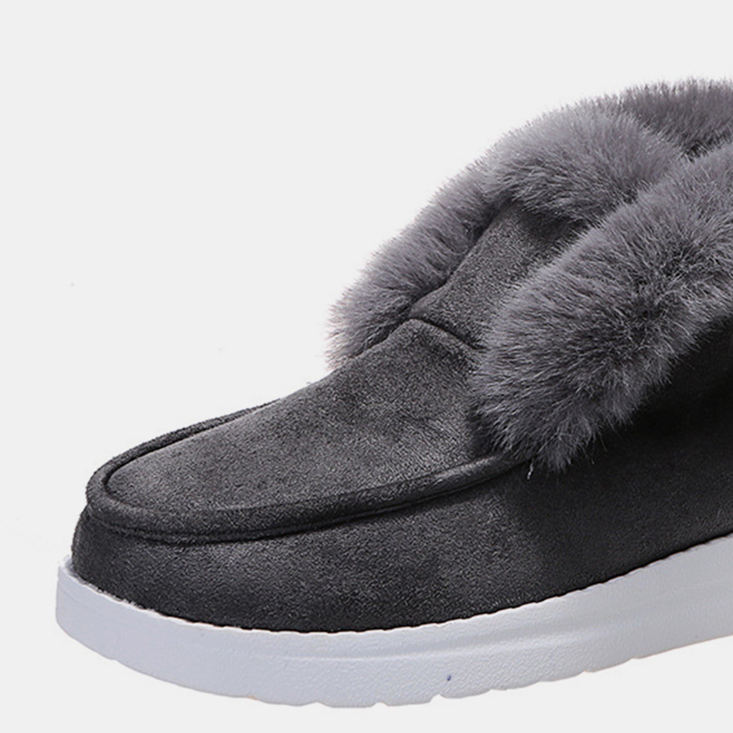 Stacey B's Furry Suede Snow Boots