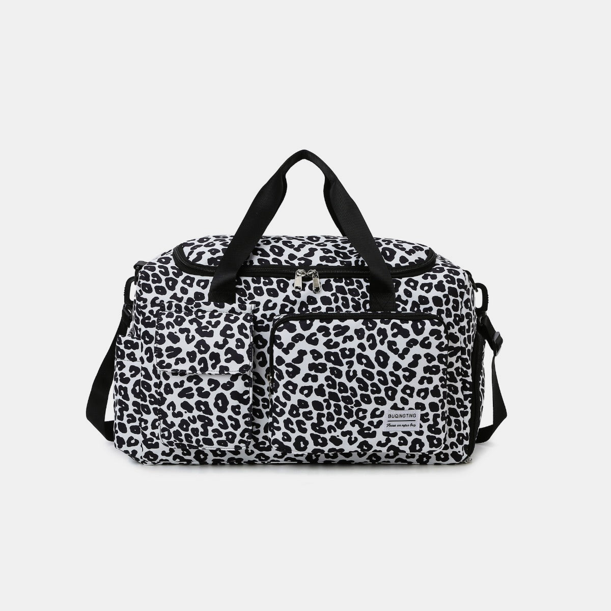 Stacey B's Oxford Cloth Animal Print Travel Bag