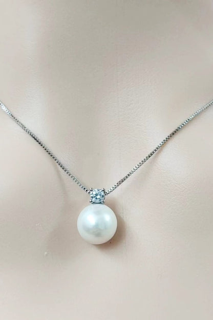 Stacey B's Freshwater Pearl 925 Sterling Silver Necklace