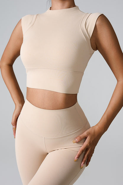 Stacey B's Mock Neck Active Tank