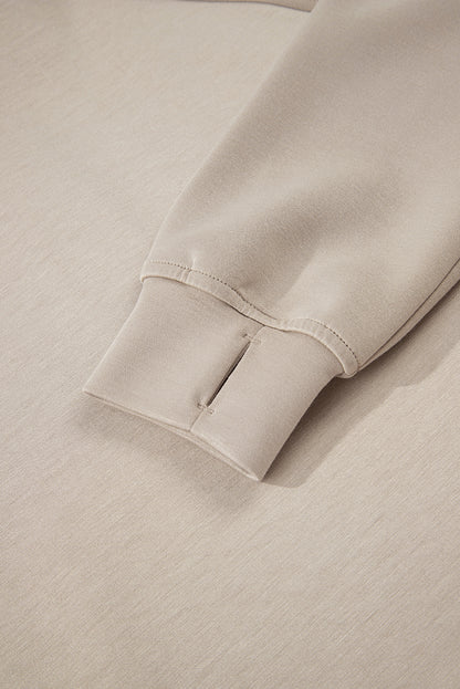 Stacey B's Jet Stream Half Zip Thumbhole Sleeve Hoodie Active Pants 2pcs Outfit
