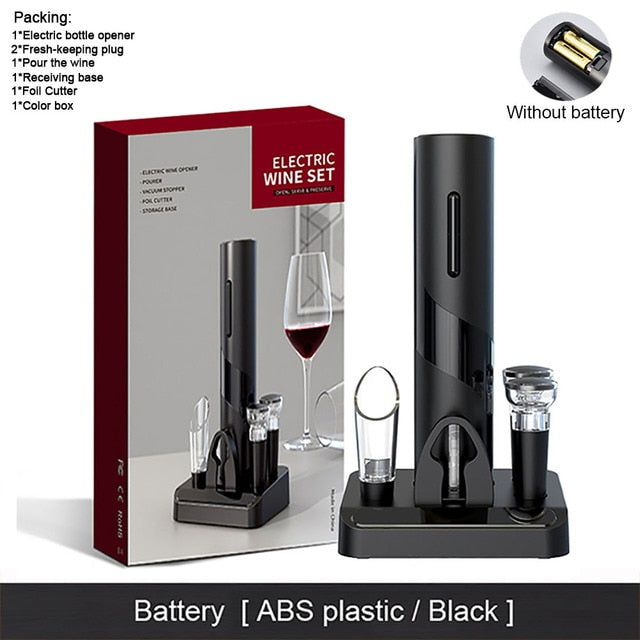 Stacey B's One-click Electric Wine Bottle Opener