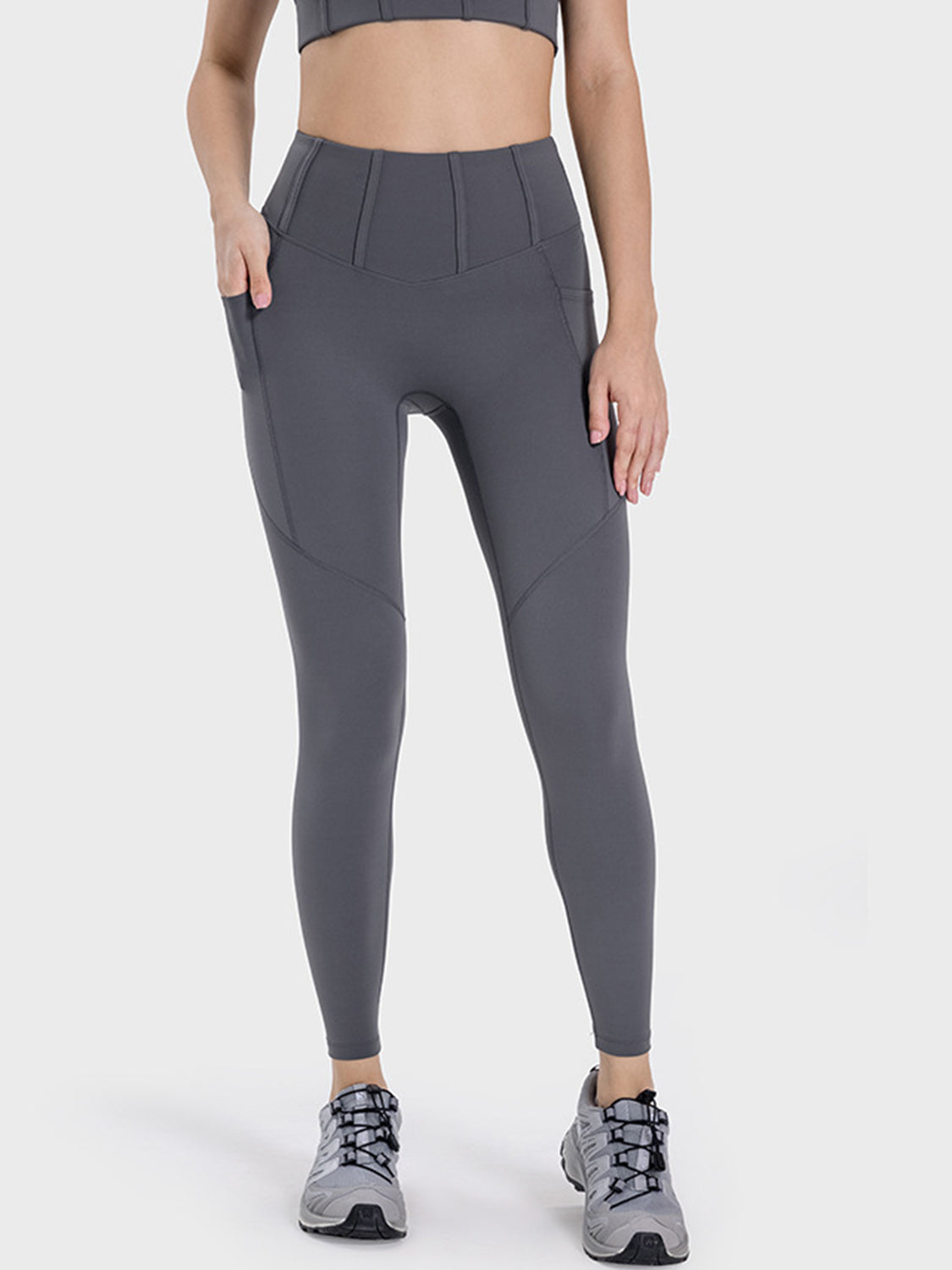 Stacey B's Pocketed High Waist Active Leggings