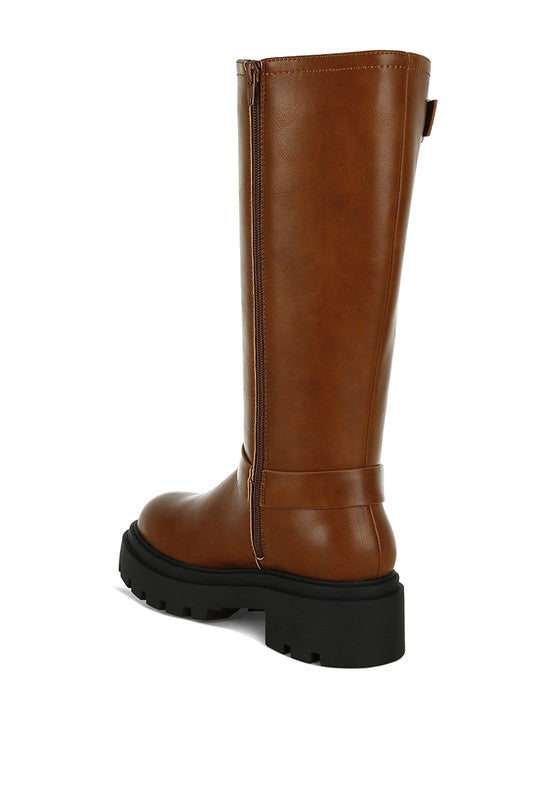 Stacey B's Taimen Harnes Detail Long Boots