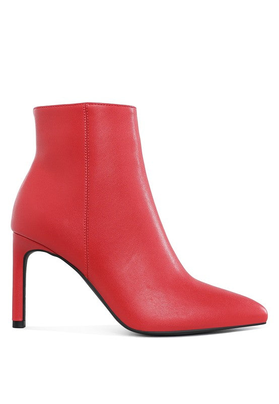 Stacey B's Tatria Textured Stiletto Heel Ankle Boots