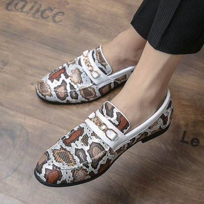 Stacey B's Men Leather Shoes Men Luxury Camouflage