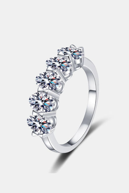 Stacey B's 2.5 Carat Moissanite 925 Sterling Silver Ring