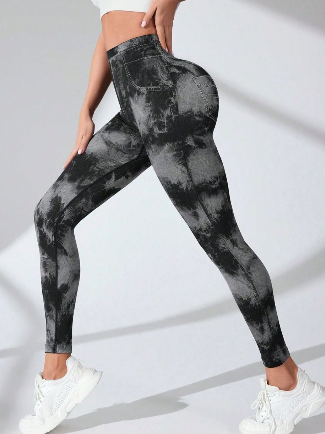 Stacey B's Tie-Dye High Waist Active Leggings