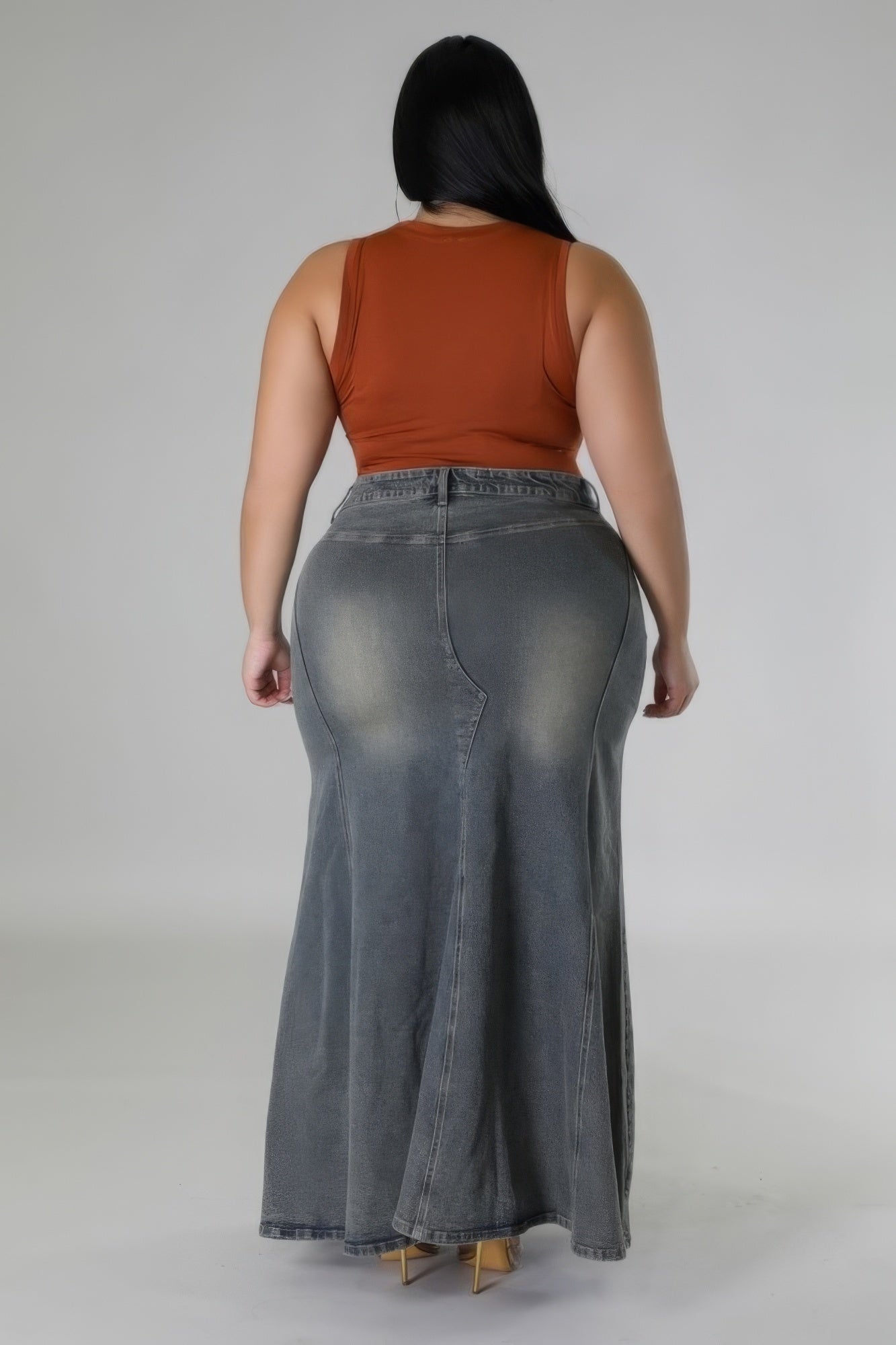 Stacey B's High-waisted Stretch Skirt