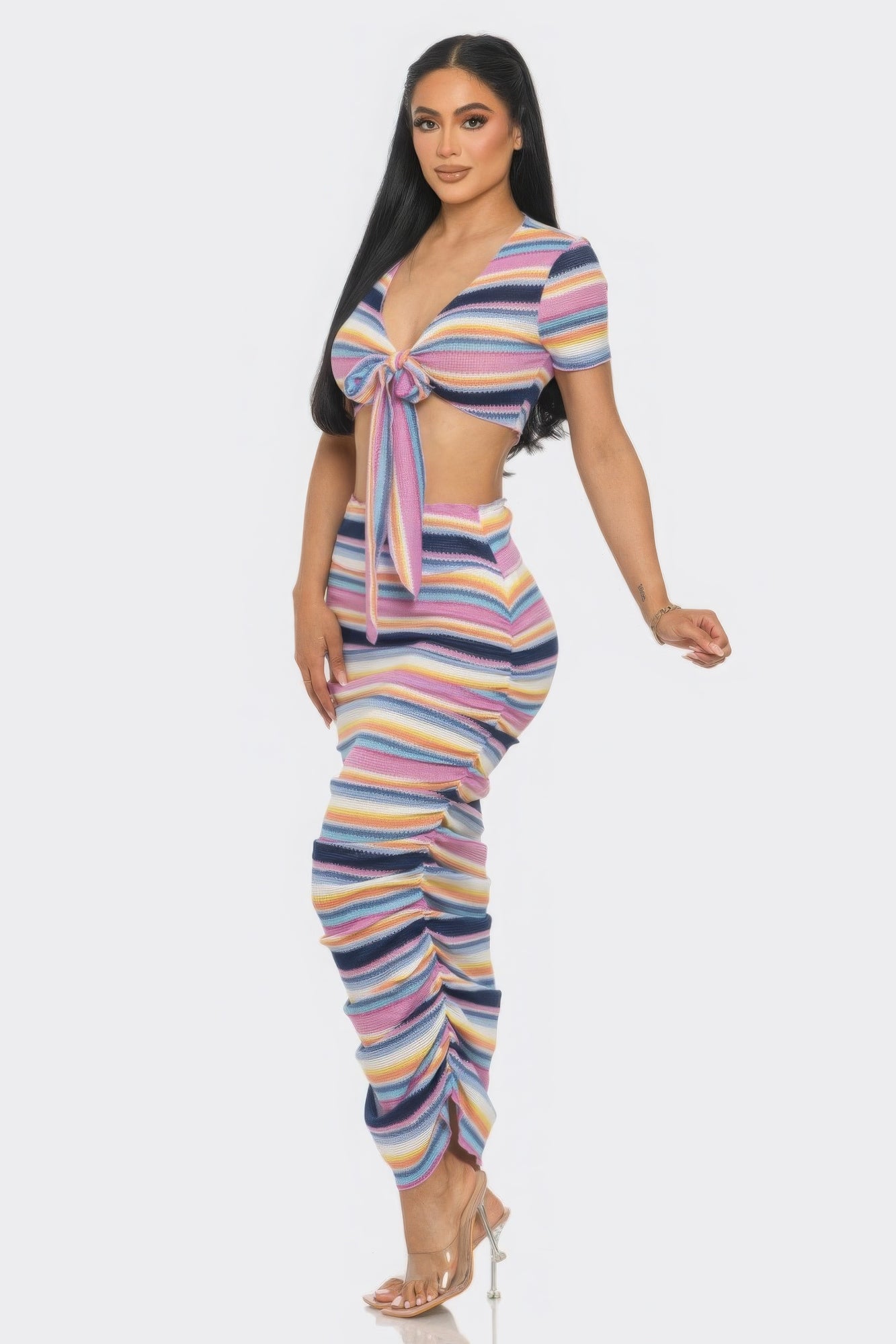 Stacey B's Color Me Mine Beach Sarong Skirt Set