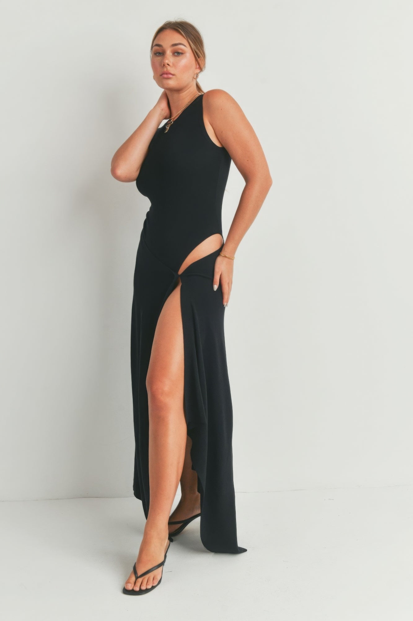 Stacey B's Maxi Dress With Slit