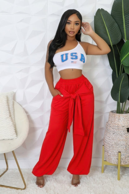 Stacey B's High-waisted Stretch Pants