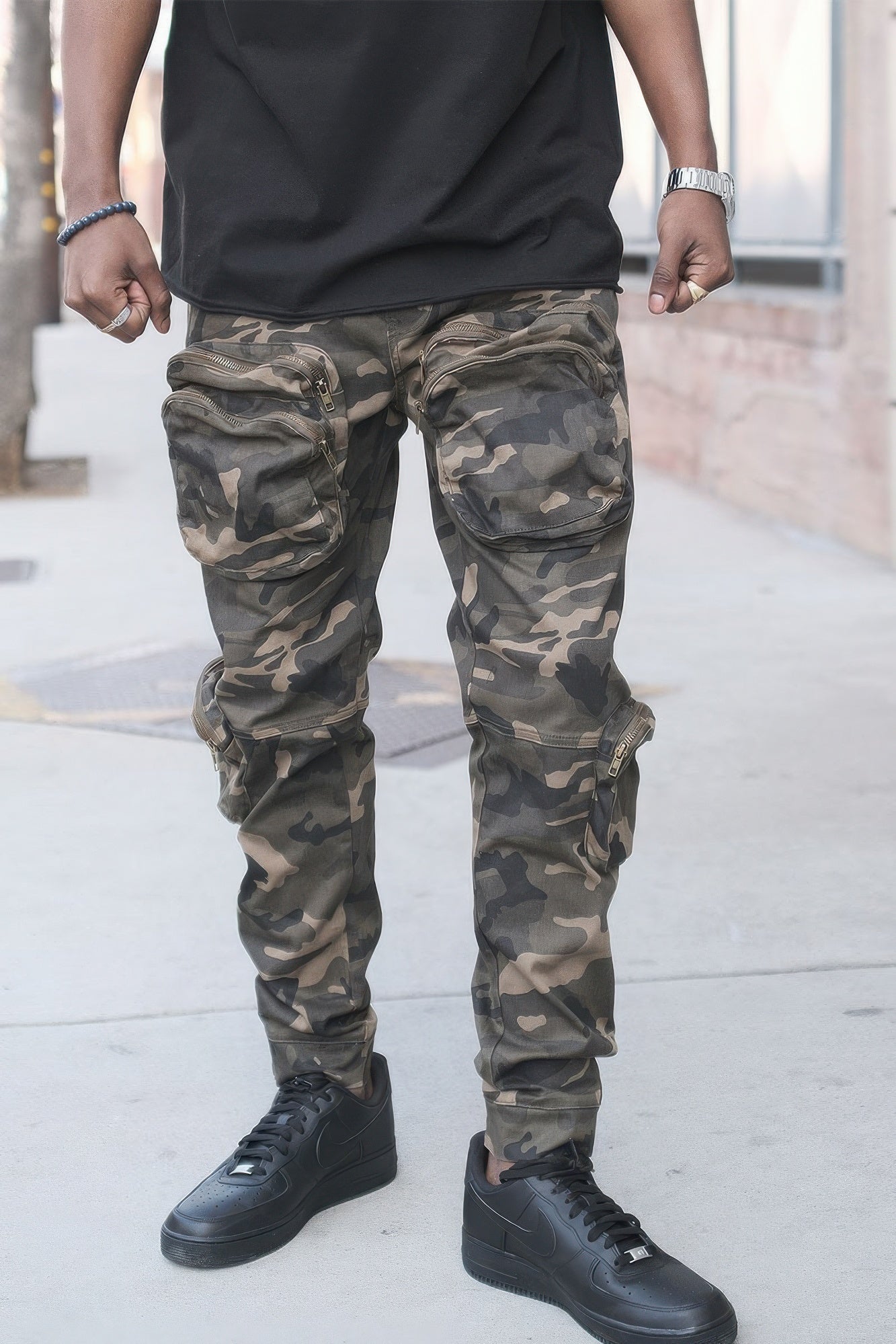 Stacey B's Men's Tactical Jogger Pants