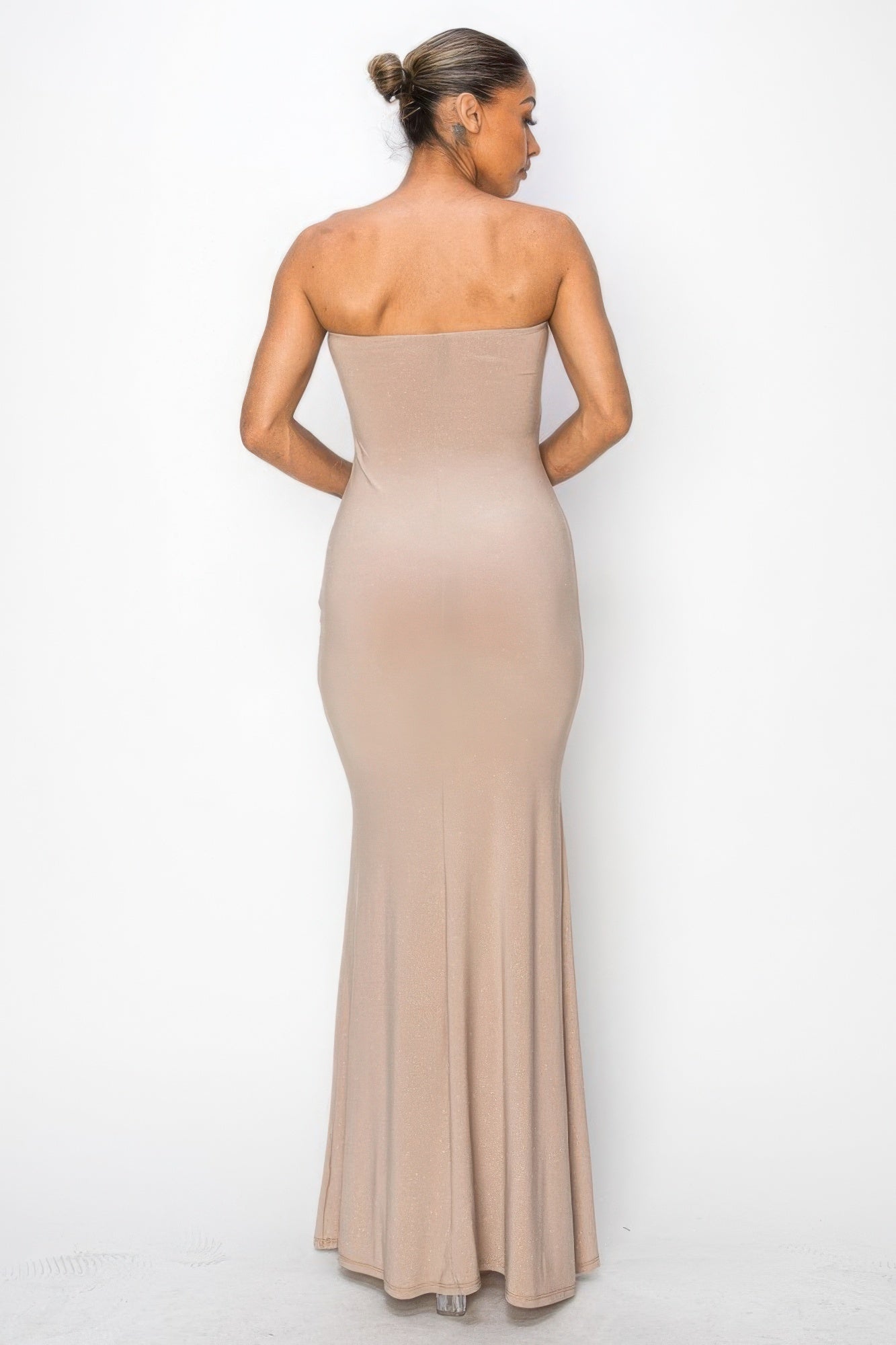 Stacey B's Glitter Ity Tube Maxi Dress