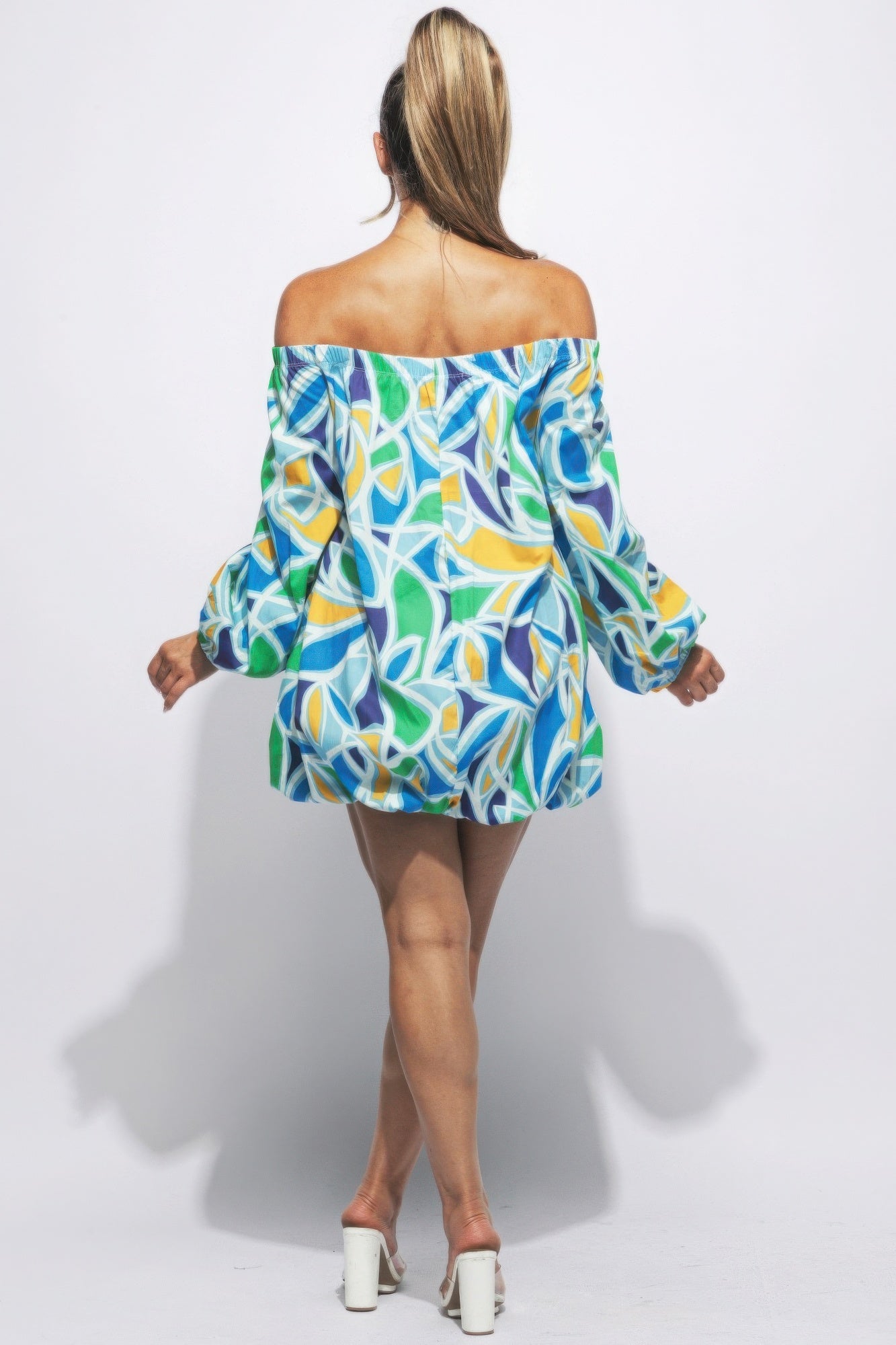 Stacey B's Off Shoulder Bubble Dress