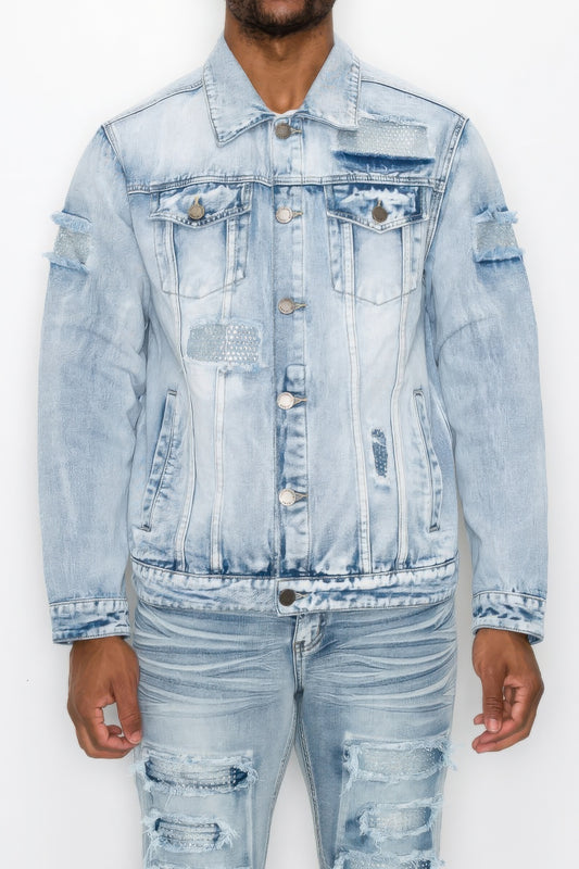 Stacey B's Diamond Denim Jacket