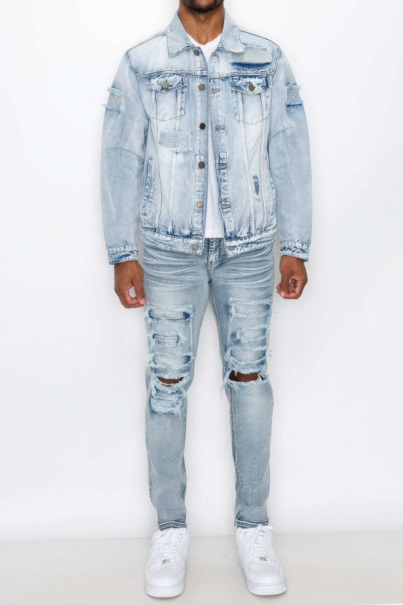 Stacey B's Diamond Denim Jacket