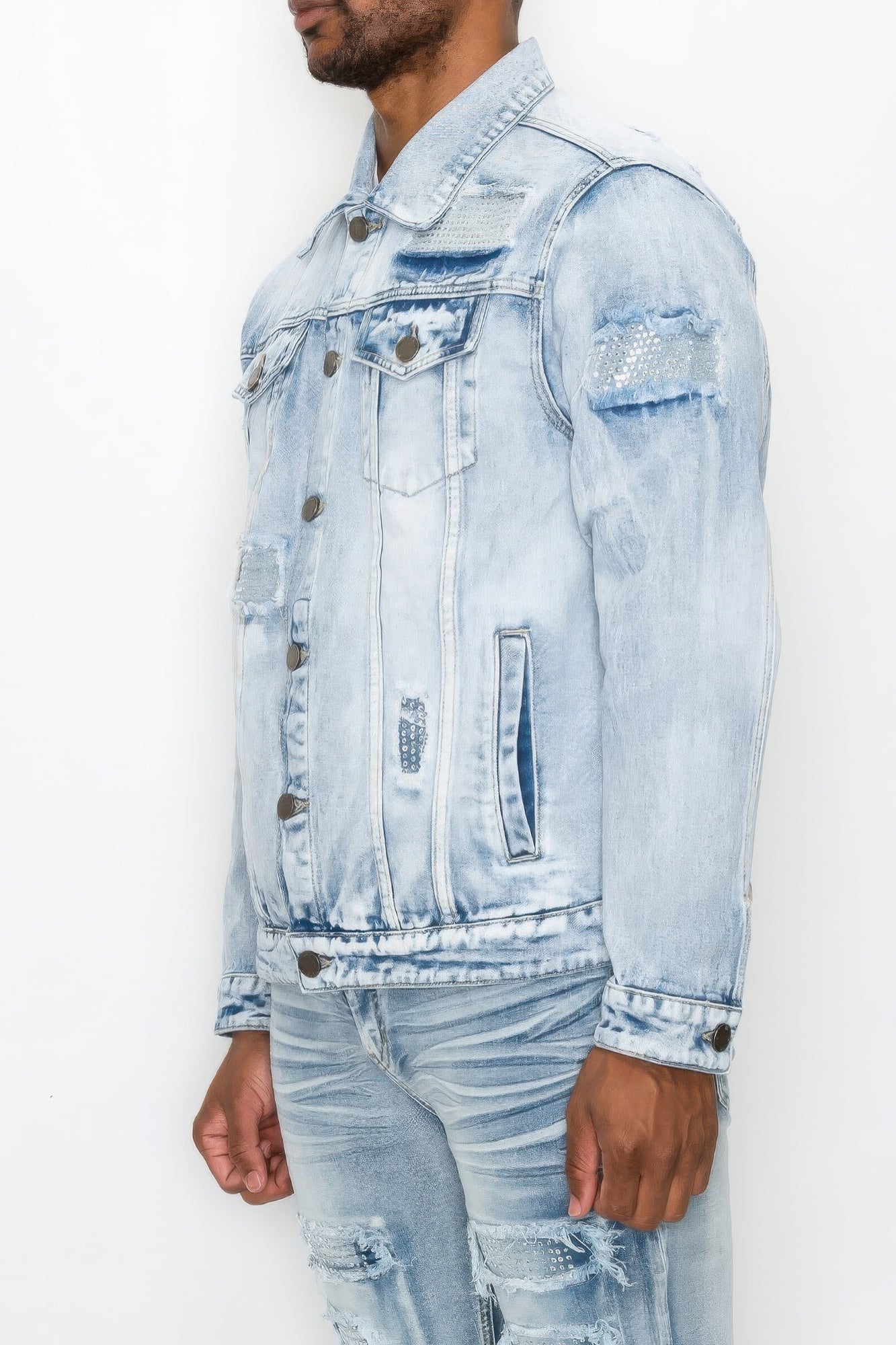 Stacey B's Diamond Denim Jacket