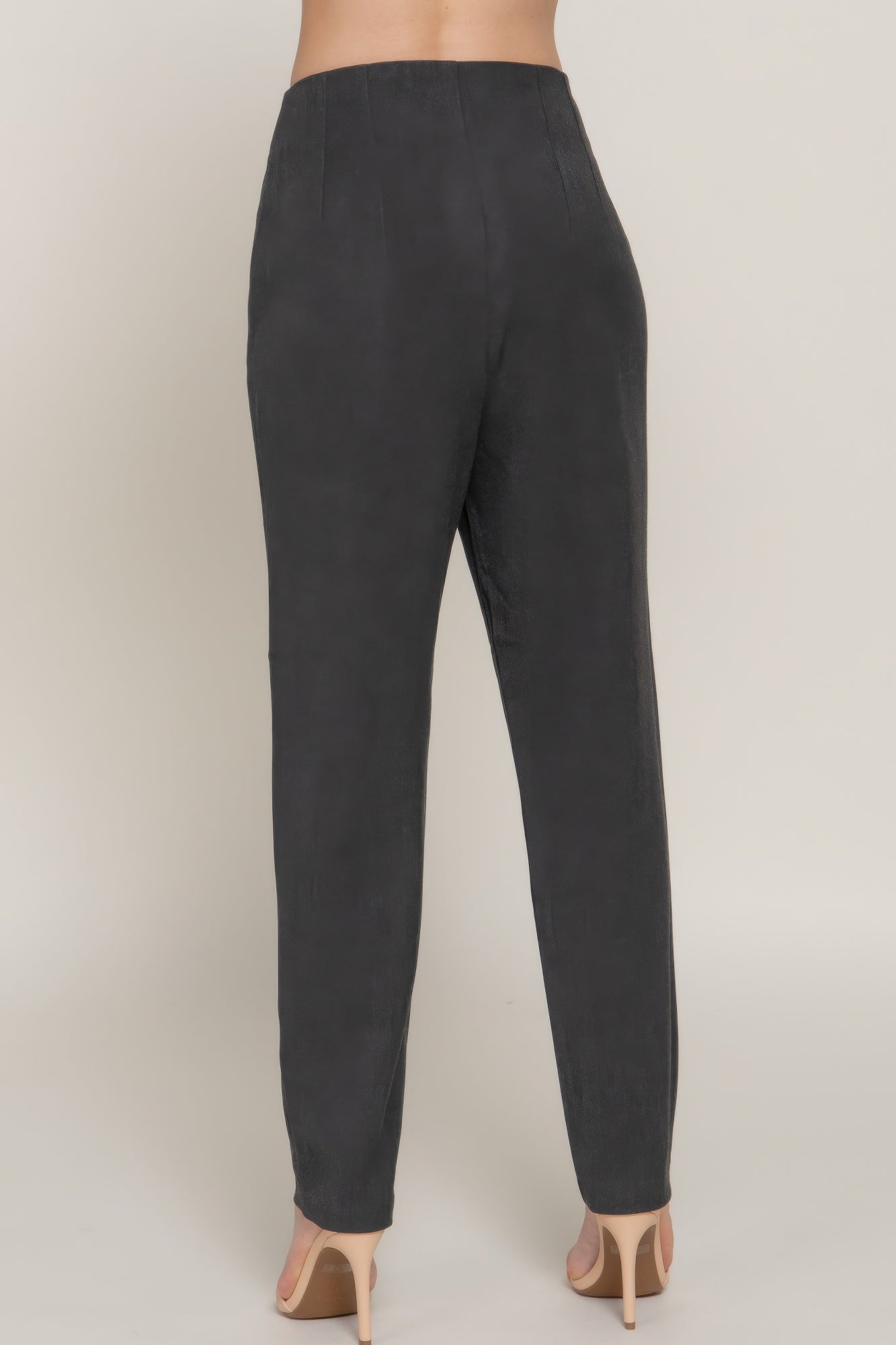 Stacey B's High Waist Pintuck Detail Long Pants