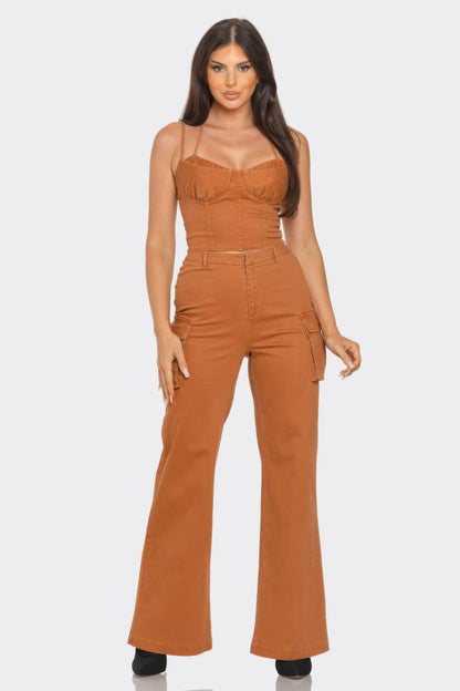 Stacey B's Crop Jacket 3pcs Set