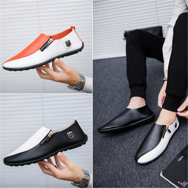 Stacey B's Men Loafers Driving Shoes Soft Casual Shoes Men Flats Men Shoes Leather Loafers Slip On unisex Light weige sneakers Dress shoes