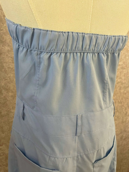 Stacey B's Solid Color Sleeveless Cargo Jumpsuit