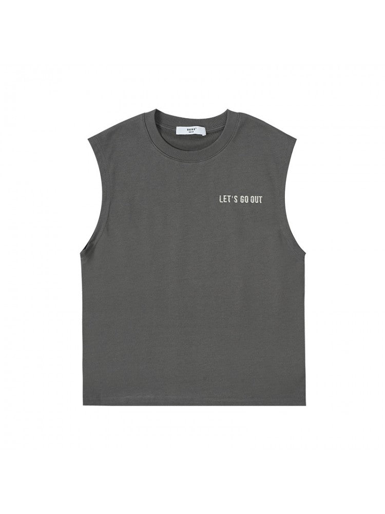 Stacey B's Crewneck Sleeveless Cotton Boy Tops