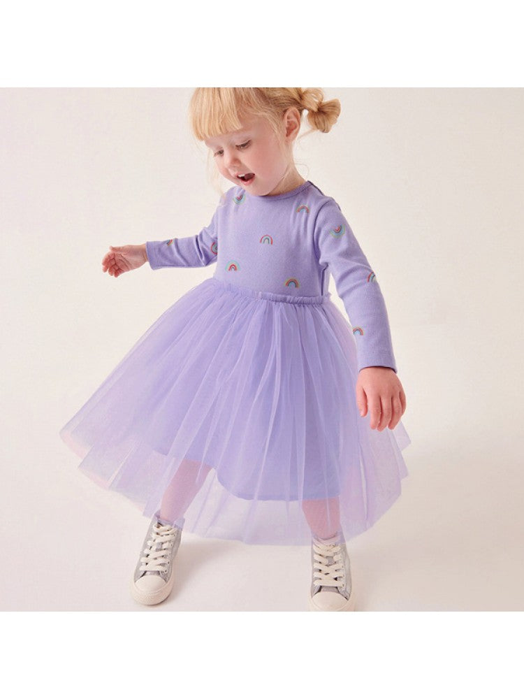 Stacey B's Patchwork Crewneck Cotton Girl Dresses