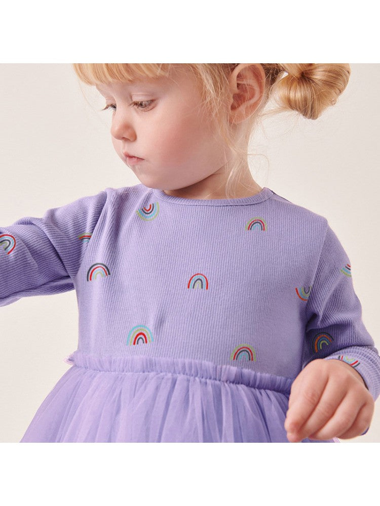 Stacey B's Patchwork Crewneck Cotton Girl Dresses