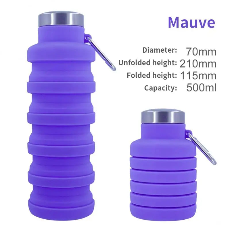 Stacey B's 1pc Collapsible Water Bottle, Reuseable