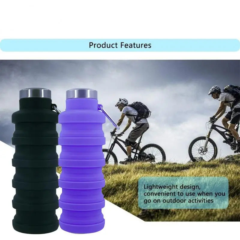 Stacey B's 1pc Collapsible Water Bottle, Reuseable