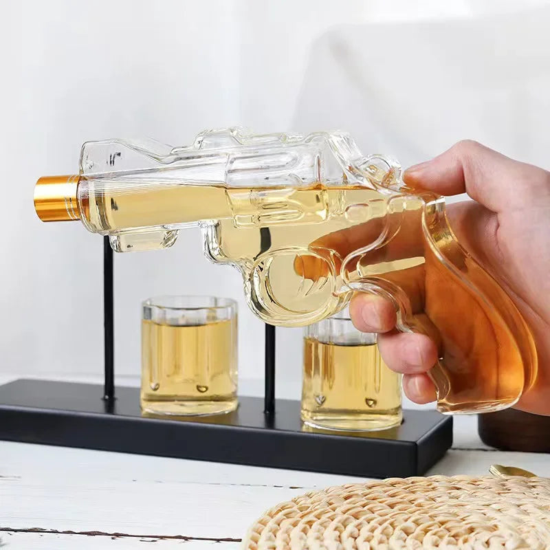 Stacey B's decanter whiskey glass set wine dispenser