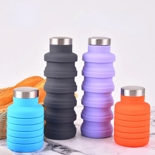 Stacey B's 1pc Collapsible Water Bottle, Reuseable