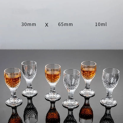 Stacey B's Father's Day Lexus Cordial Glass Shot Glasses japanese mini Port glassic Whisky Wine Baijiu Bar party Set of 6 Cup 1 Gun Sober mug bottle