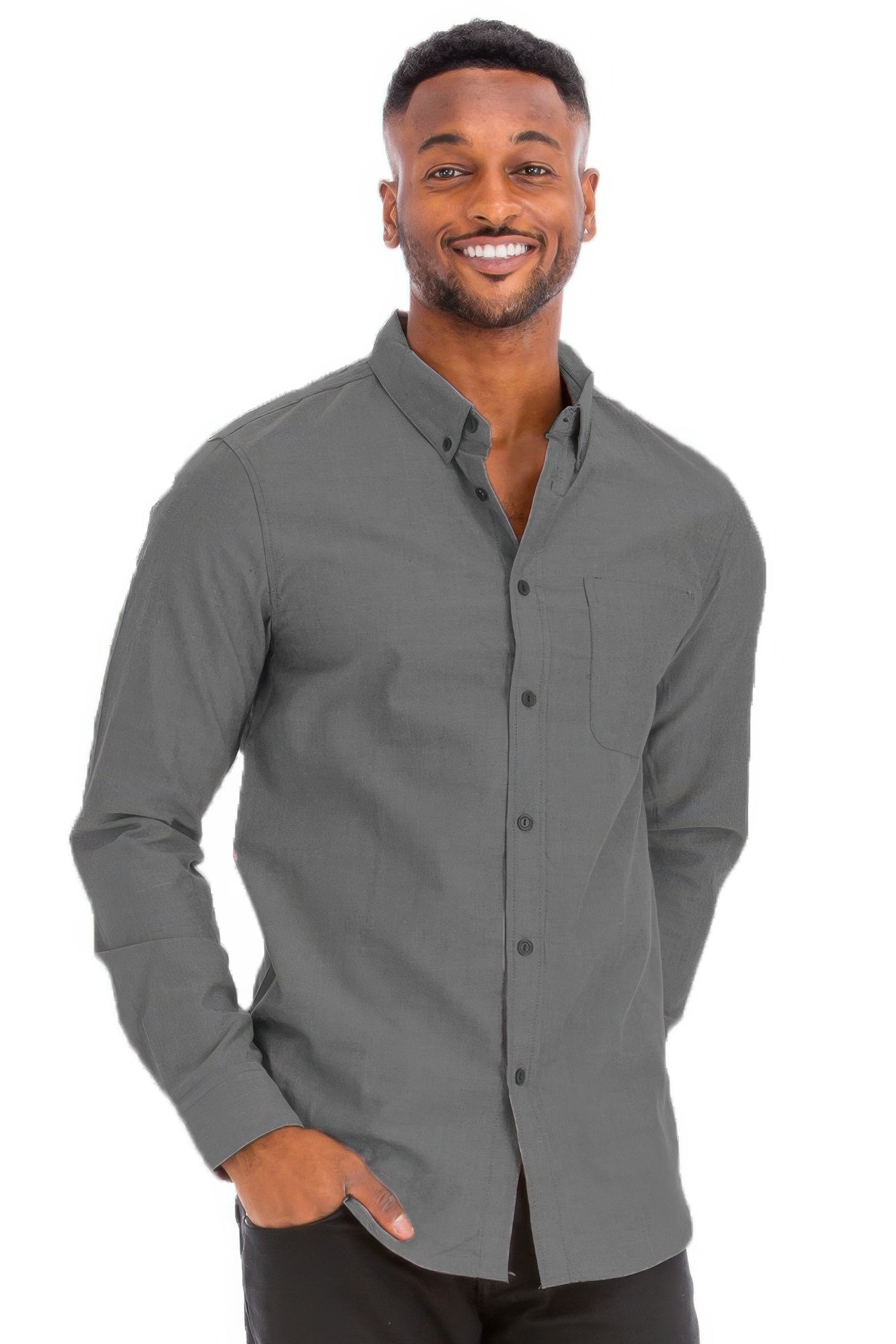 Stacey B's Men's Casual Long Sleeve Shirts