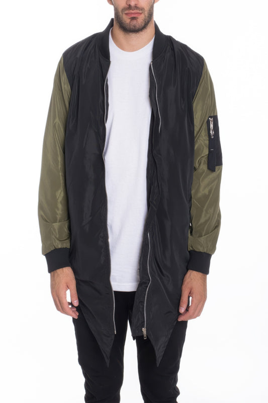 Stacey B's Mens Casual Windbreaker Satin Jacket