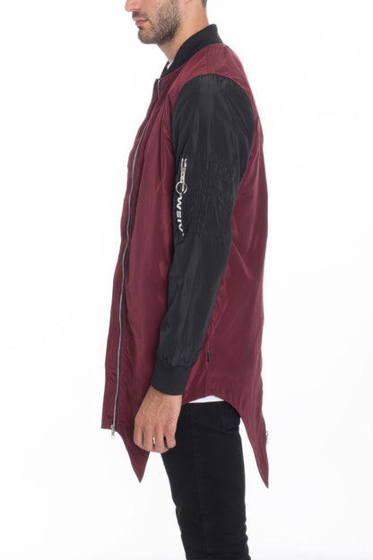 Stacey B's Mens Casual Windbreaker Satin Jacket