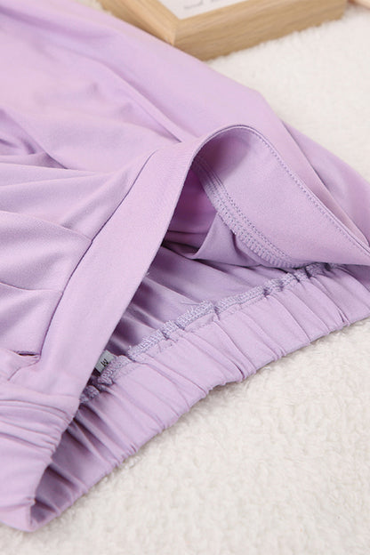 Stacey B's Buttery-Soft Surplice Long Sleeve Top and Pants Set