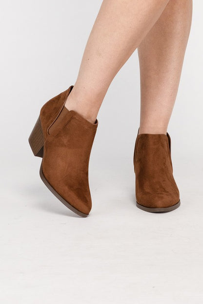 Stacey B's GWEN Suede Ankle Boots