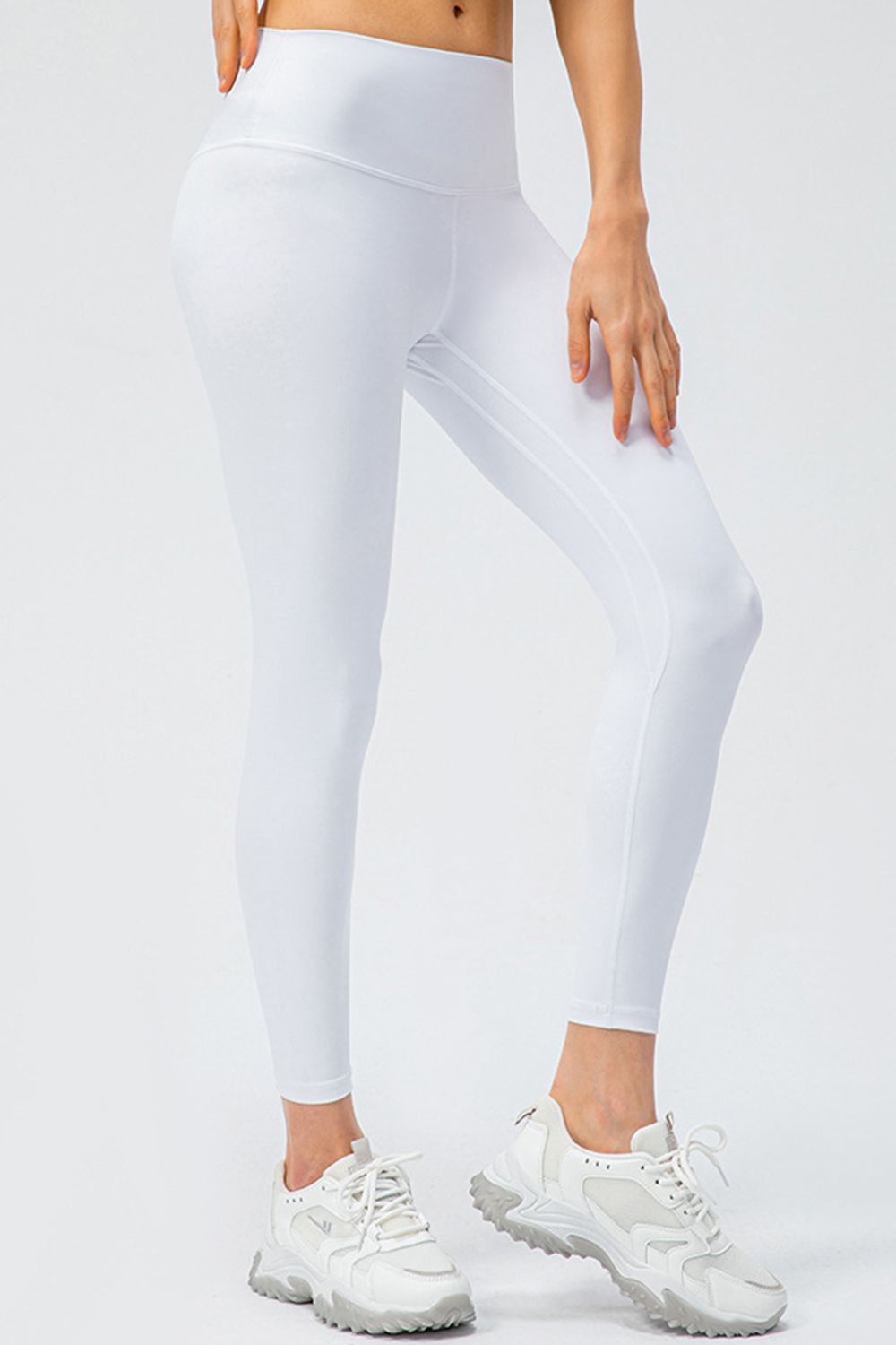 Stacey B's Wide Waistband Slim Fit Active Leggings