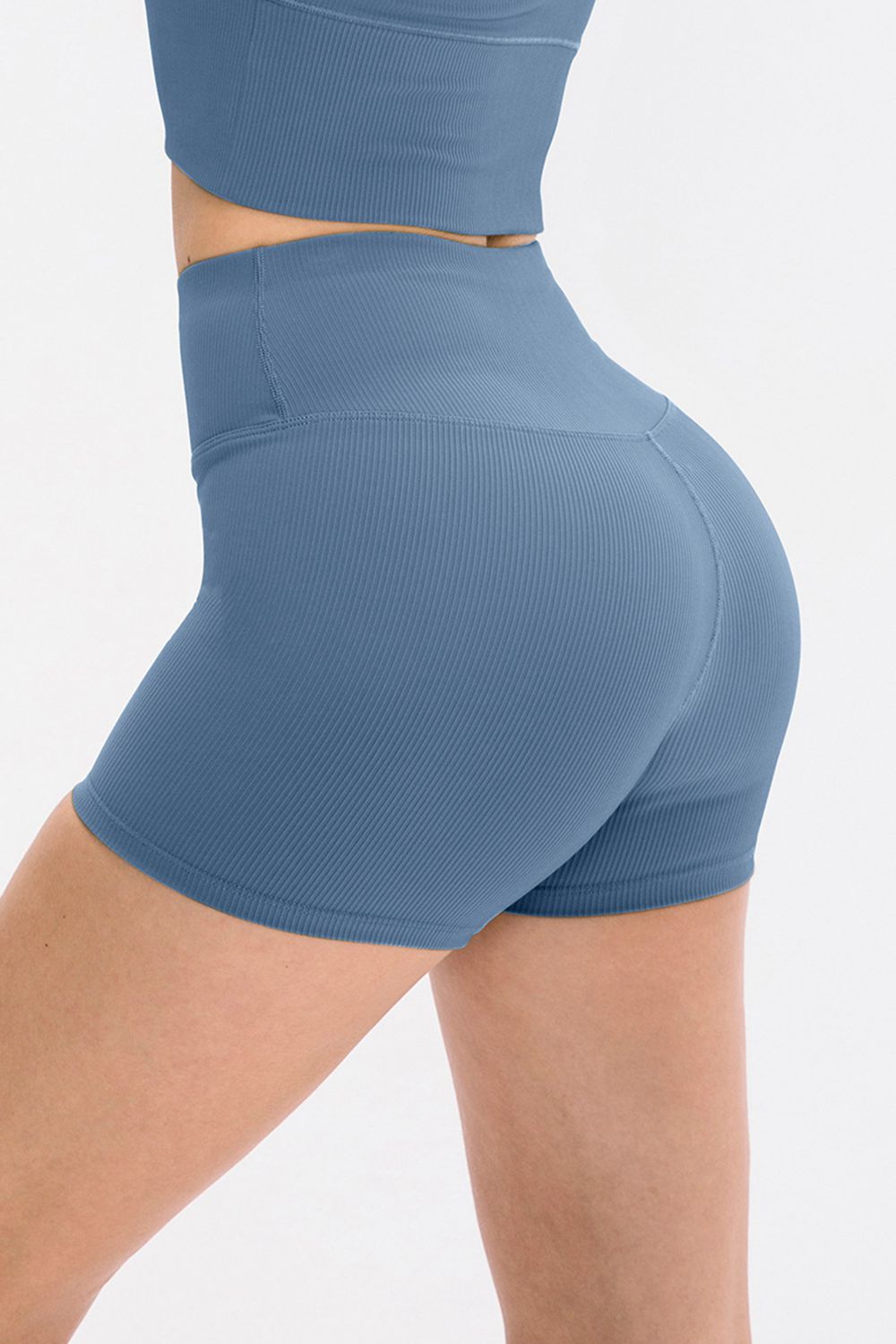 Stacey B's Slim Fit Wide Waistband Sports Shorts