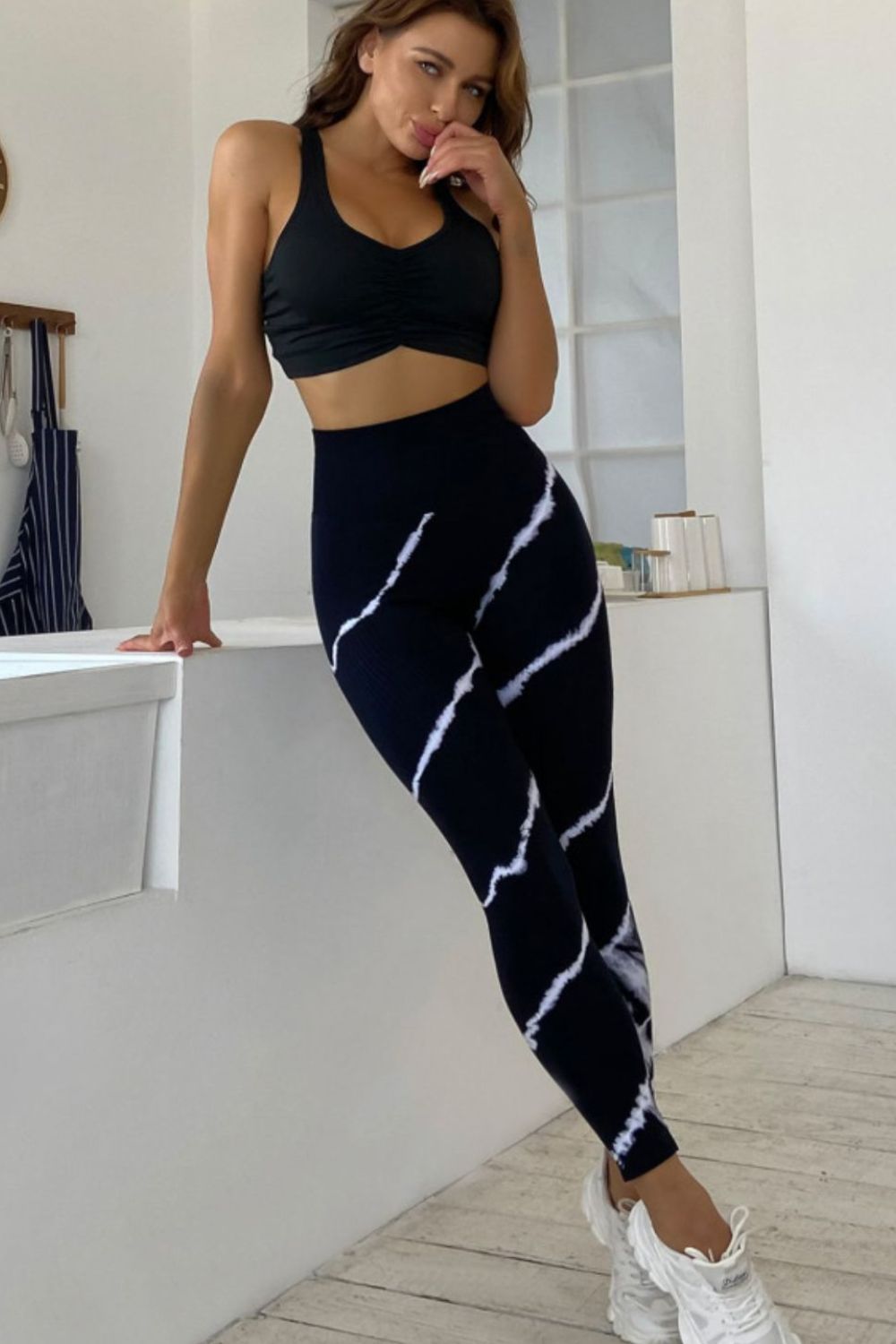 Stacey B's Slim Fit High Waist Long Active Pants