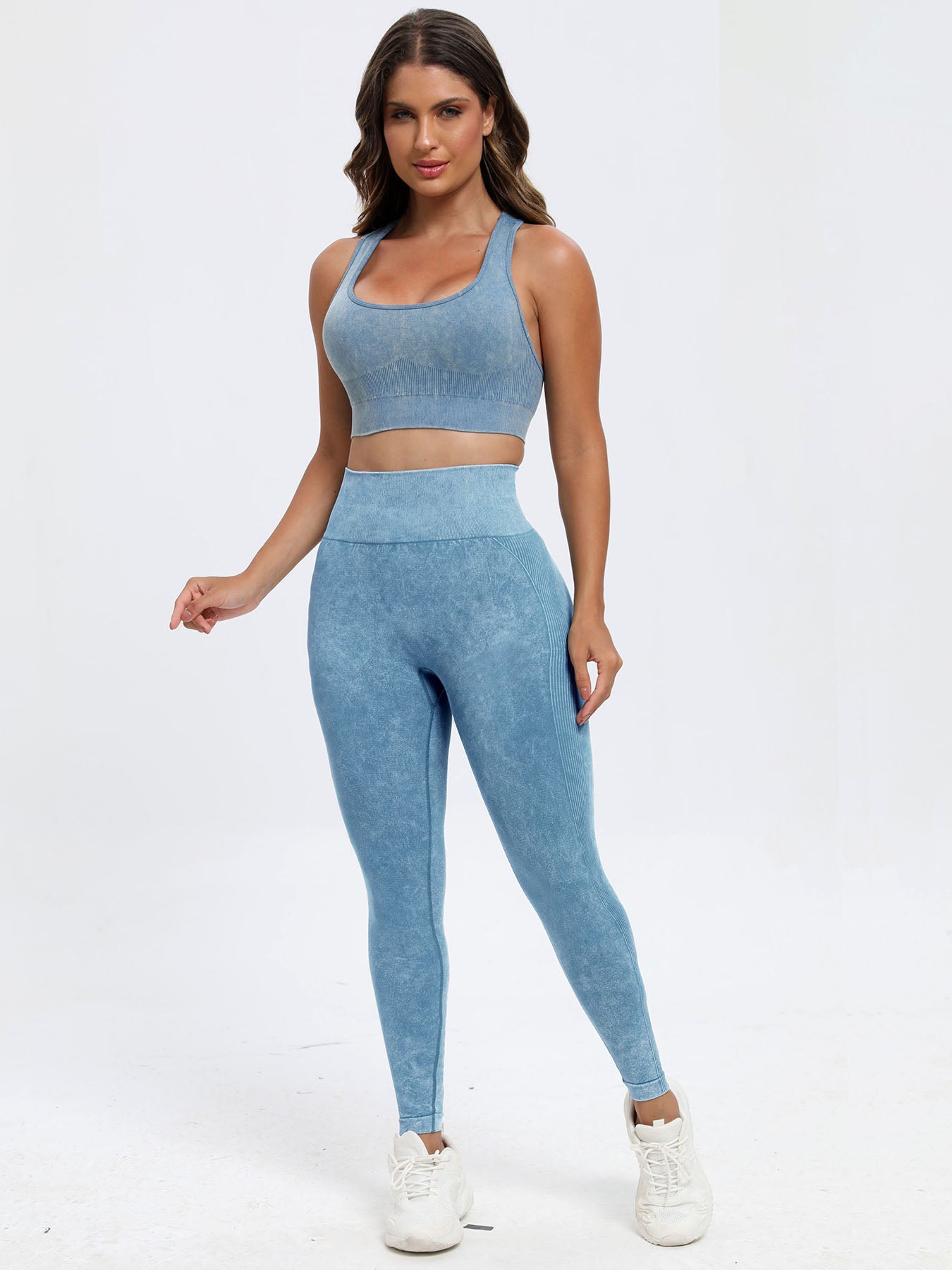 Stacey B's Scoop Neck Wide Strap Top and Pants Active Set