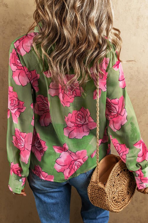 Stacey B's Rosy Long Sleeve Shirt