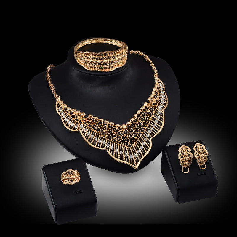 Stacey B's Gold Indian Jewelry Set