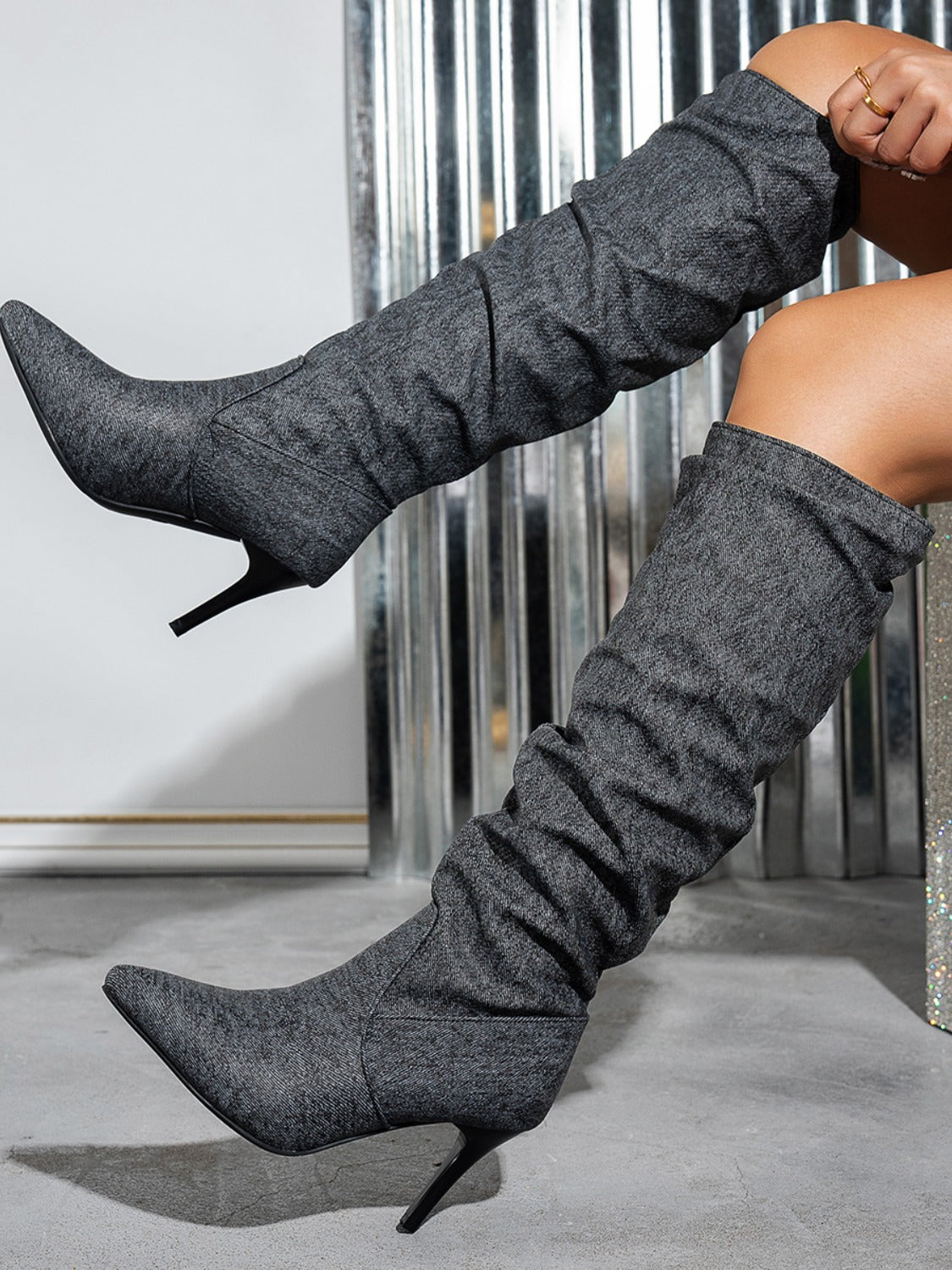 Stacey B's Point Toe Stiletto Boots