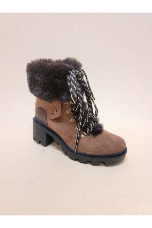 Stacey B's Vini Fur Combat Booties